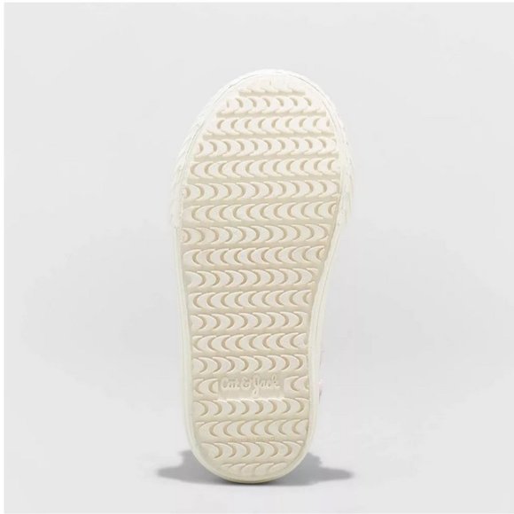 Toddler Girls' Shane Lace-Up Zipper Sneakers Floral - Cat & Jack™ - Picture 4 of 4